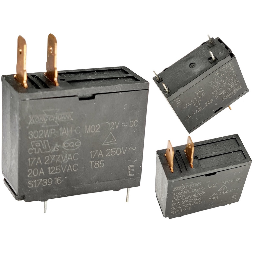 Rele Para Forno Microondas 12v 16a 17a 250v 302wp Kit 5 peças
