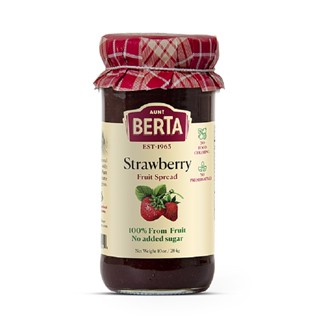 Geleia Israelense Morango Sem Açúcar Aunt Berta 284 G