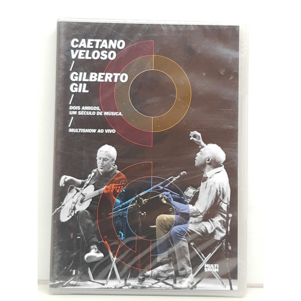 DVD Caetano veloso e Gilberto Gil - multishow - ao vivo  (lacrado)
