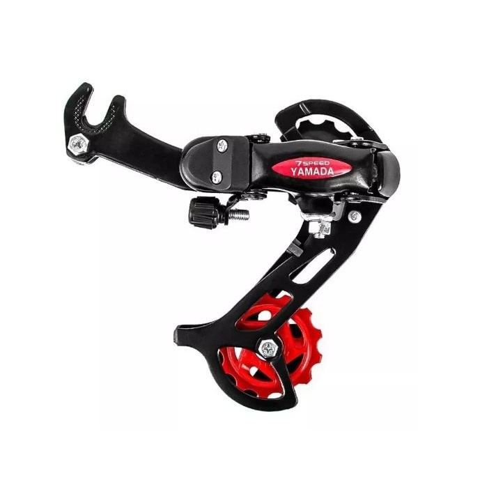 Câmbio Traseiro Mega Ranger C/ Gancheira Yamada H40 Preto 7v