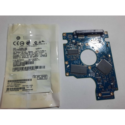 Placa Logica Hd Hitachi 500gb Hts725050a9a360 7k500-500