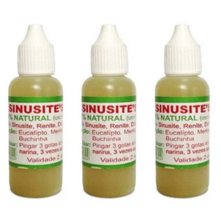 Gota sinusite kit 3 unidades de 20ml cada fraaco.