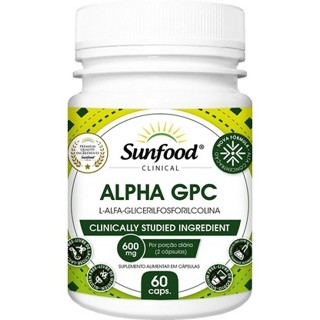 Alpha GPC 600mg 60 Cápsulas - Sunfood