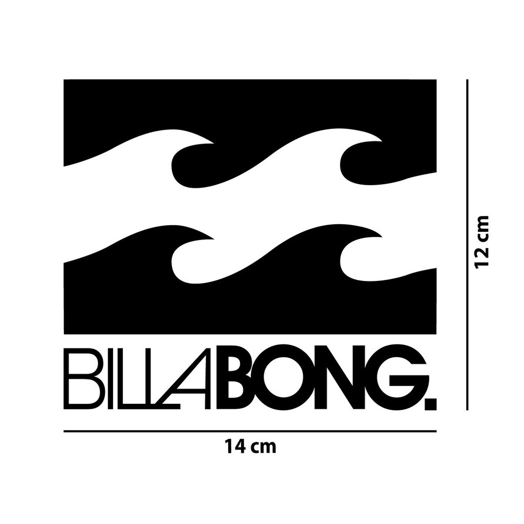 Adesivo Surf Billabong - 12x14 cm