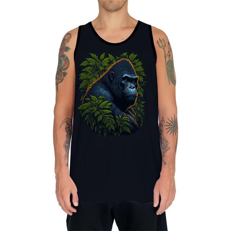Camiseta Regata Estampa Animais Tumblr Stickers Variados 