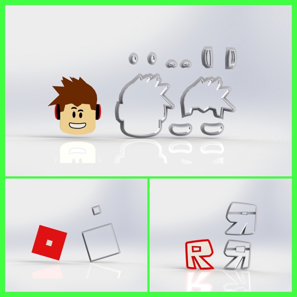 Cortador Kit Roblox - 3 Modelos Modulares