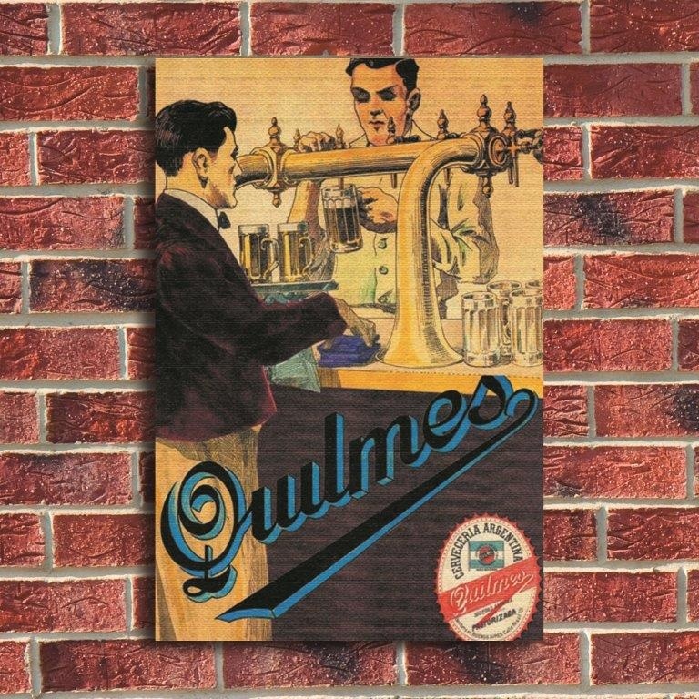 Placa Decorativa Bebidas Quilmes