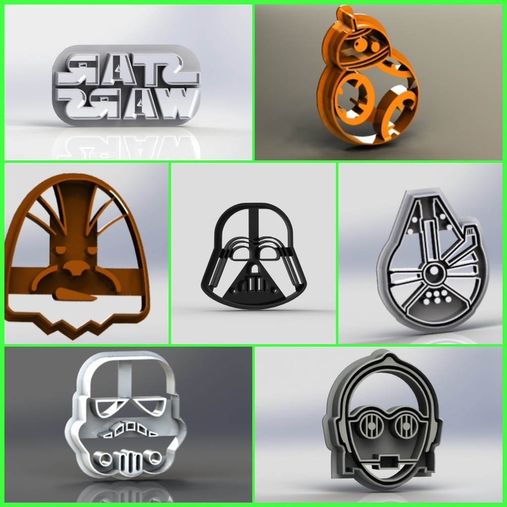 Cortador Kit Star Wars - 7 Modelos