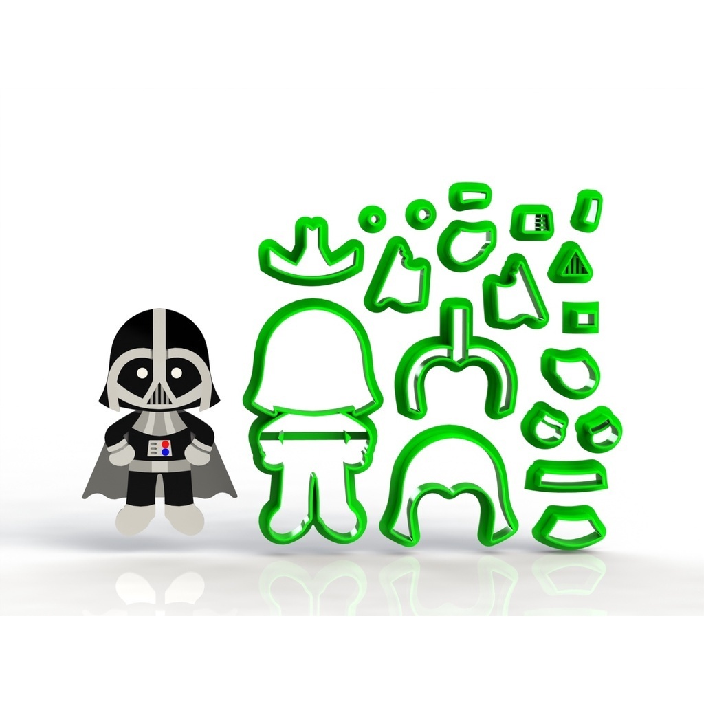 Cortador Star Wars - Dart Vader Corpo Modular