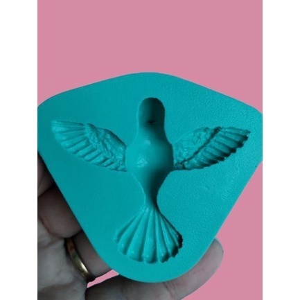 Molde Silicone Espirito Santo Pombo Batizado Pomba