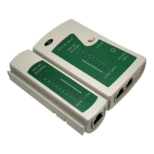 Testador De Cabos Rede Lan Rj45 Rj11 Telefonia Teste De Rj45