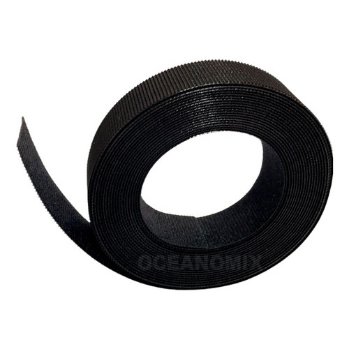Organizador Cabo Dupla Face Preto Rolo 3,65mt Marca Velcro® ORIGINAL