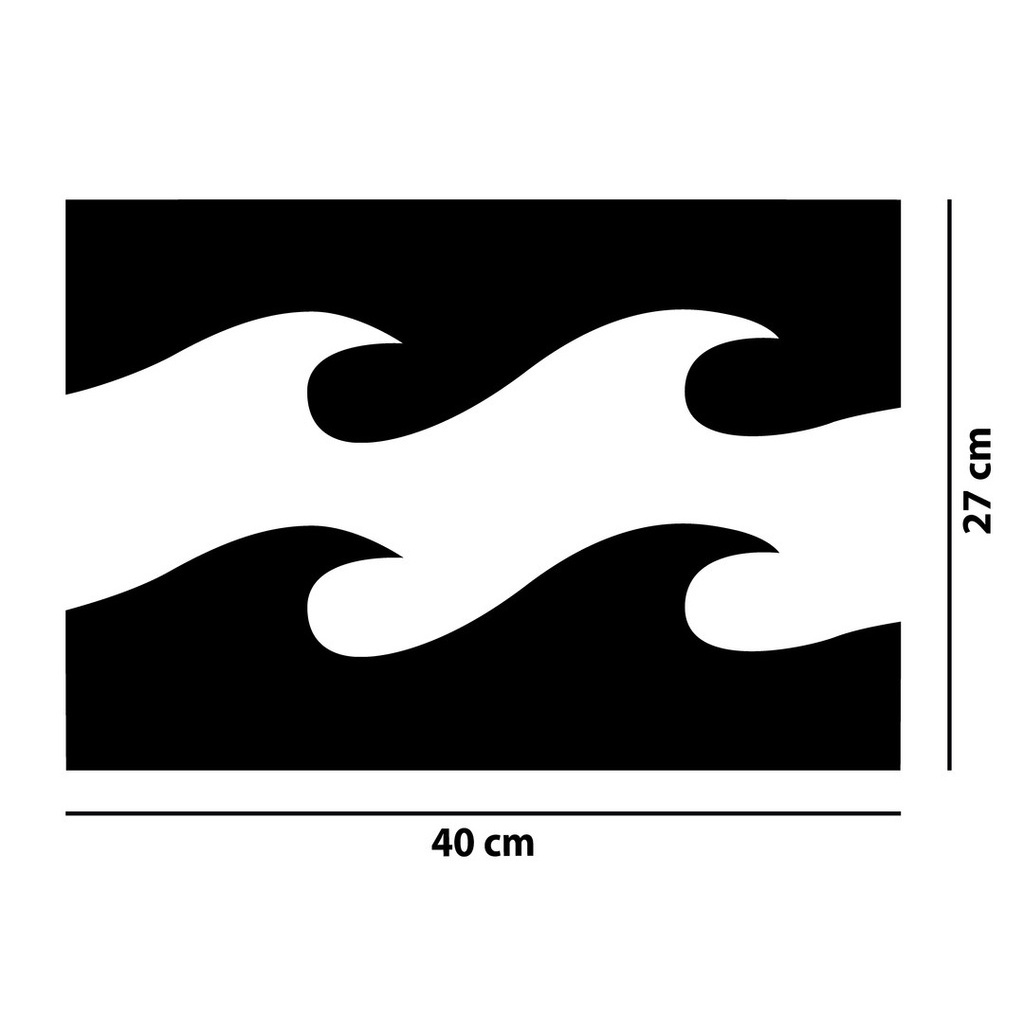 Adesivo Surf Billabong - 27x40 cm - Decoração/Enfeite