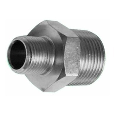 Nipel Redutor 3/4 X 1/4 Polegada Bsp Aço Inox -kit 10 Un