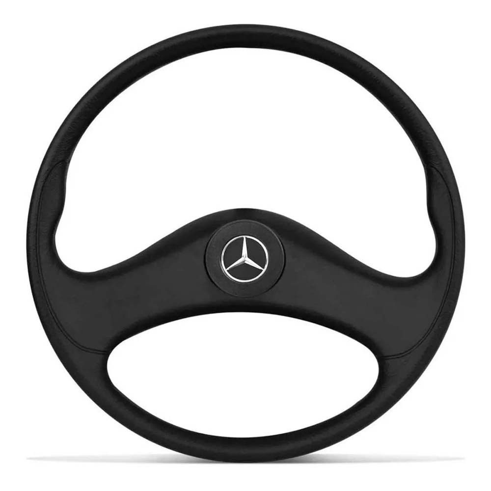 Volante Original Caminhão Mb 1620 Grande + Tampa Acionador de Buzina Volkswagen Vw