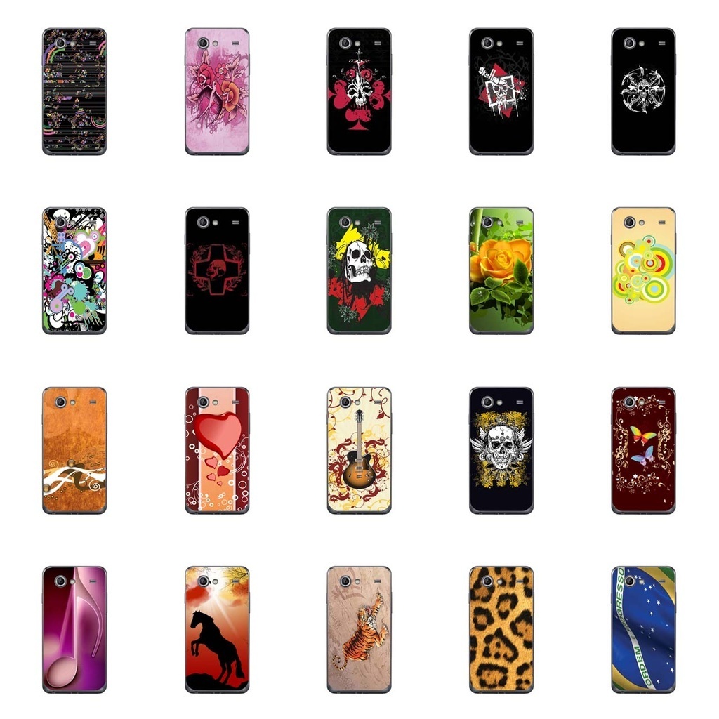 Capa Adesivo Skin006 a 628 Verso Para Galaxy S2 Lite GT-I9070