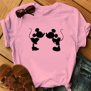 T-Shirt - Mickey e Minnie - Camiseta Feminina- Blusinha