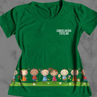 Blusa Feminina Baby Look Camisa Conselheira Tutelar