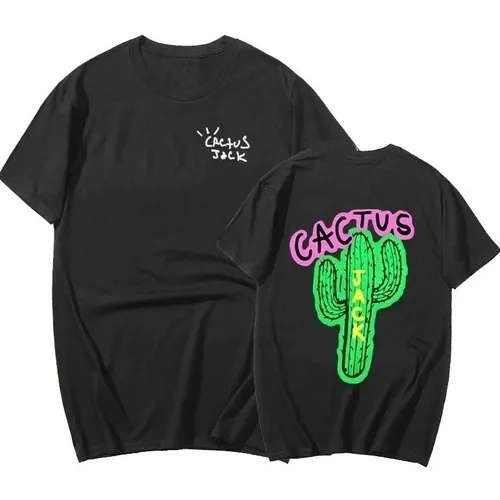 Camisa Camiseta Cactus Unissex Jack Travis Scott Premium 100% Algodão