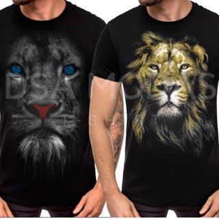 Kit 2 Camiseta Camisa Yeshua Cruz Leão Masculina Unissex