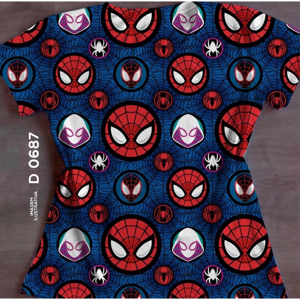 Baby Look Homem Aranha Feminina: Onde Comprar | BuscaProdutos