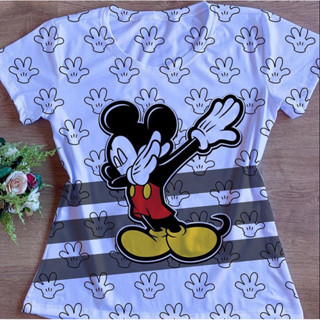 Tshirt Blusa Feminina Mickey Plus Size