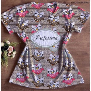 Tshirt Blusa Feminina Coruja Professora