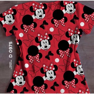T-shirt Blusa Feminina Minnie Mouse Vermelha