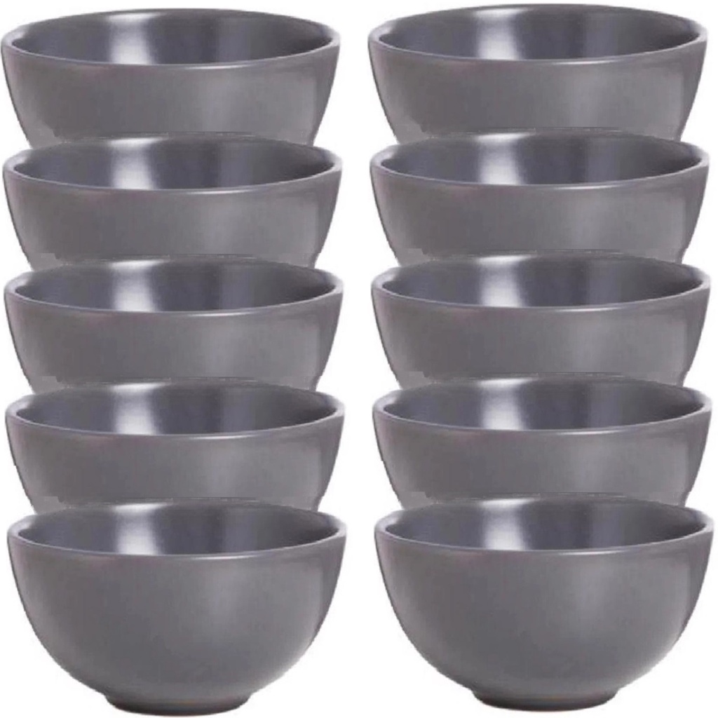 6 Tigela Bowl Oriental Melamina 700ml Cumbuca Sobremesa Açai