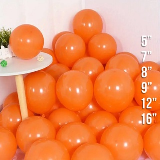 Balão Laranja Bexiga Laranja Todas Polegadas - Latex - Cores Lisas - Varias Quantidades em Oferta na Shopee