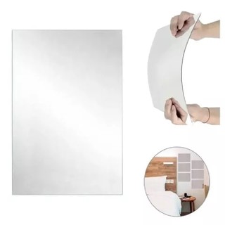 Espelho Mágico Adesivo Decoração 20x30 cm Sem Furar Parede