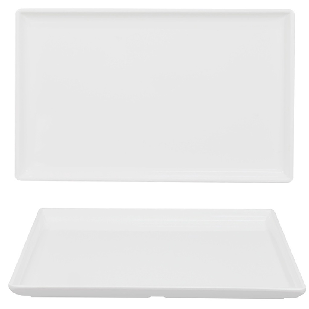 Bandeja Hotel Prato Melamina Premium Travessa 25x17cm Luxo