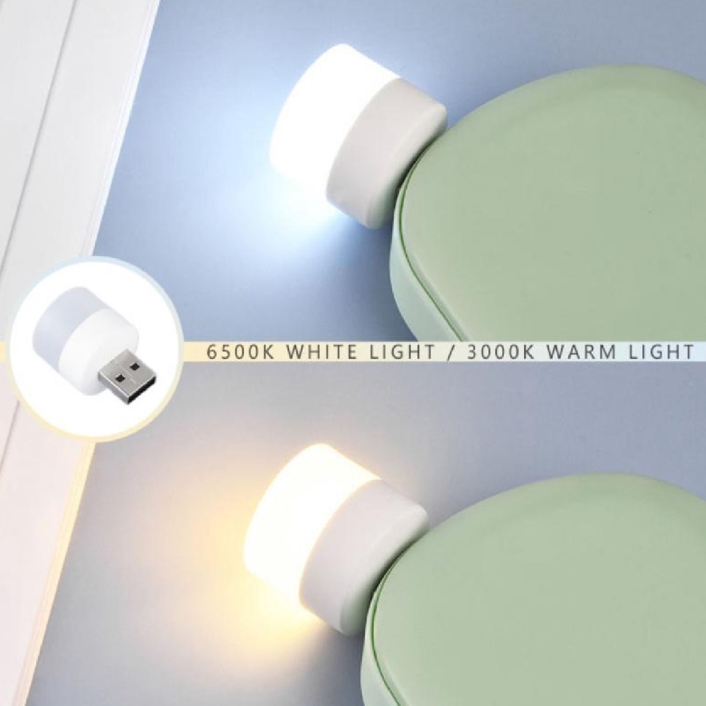 Luminária Led Usb Luz Leitura Lampada Mini Portátil Abajur Tomada Computador
