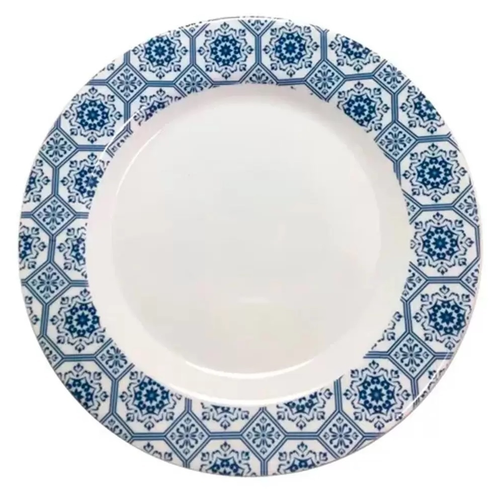 Prato em Melamina 25cm para Refeições Buffet Restaurante Bar