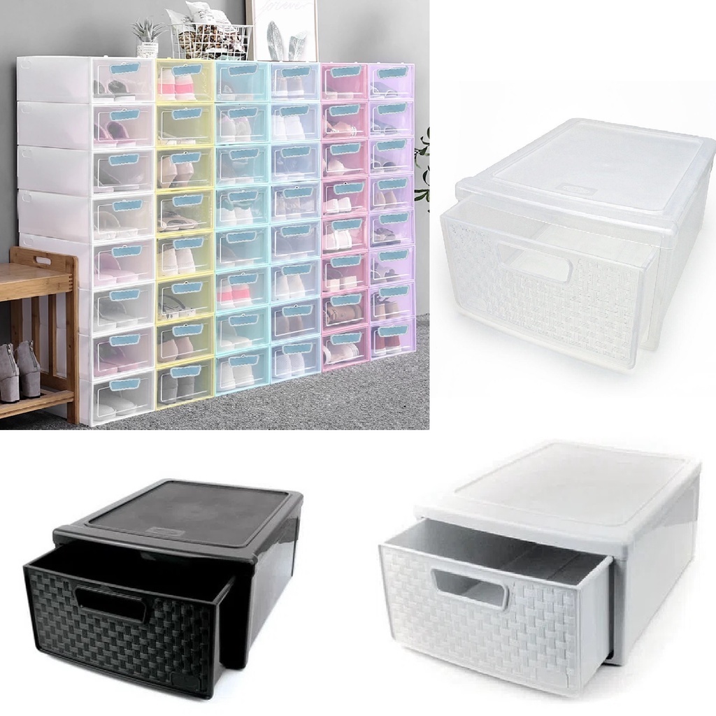 Gaveteiro Organizador Modular Empilhável Caixa Calçado Tenis