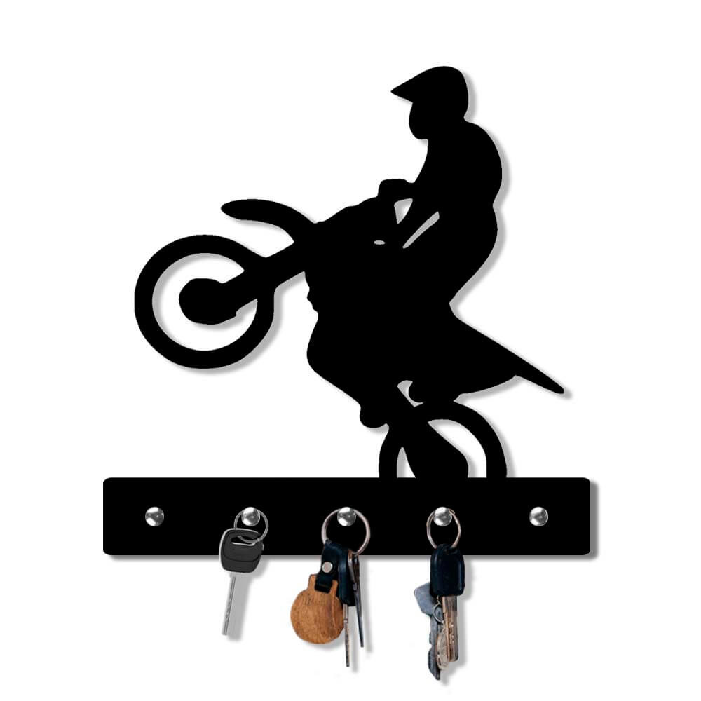 Porta Chaves Modelo 5 Pinos Motocross Moto Adrenalina