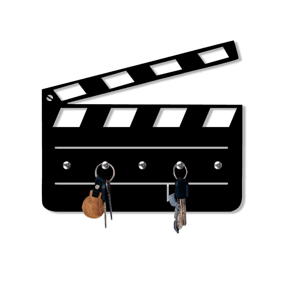 Porta Chaves Modelo 5 Pinos Claquete Cinema