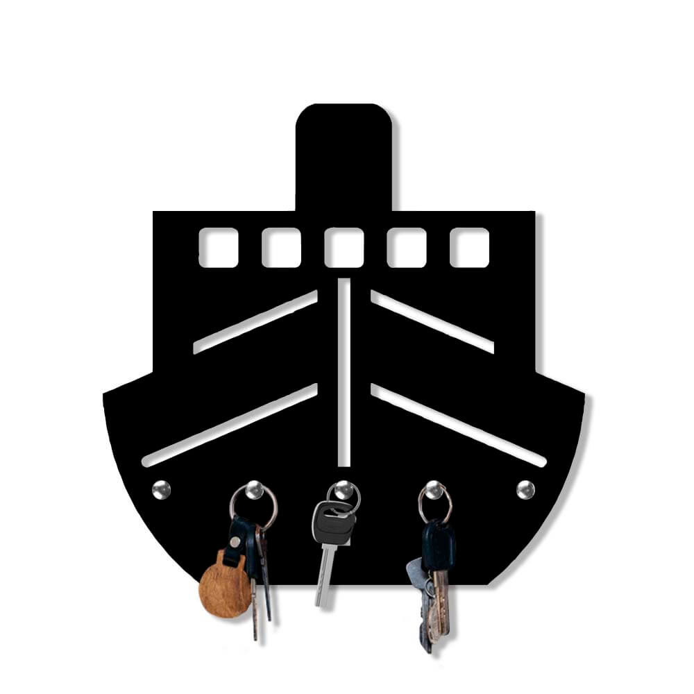 Porta Chaves Modelo 5 Pinos Barco Navio Atlantico