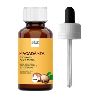 Óleo Vegetal de Macadâmia - 100ml Puro e Natural