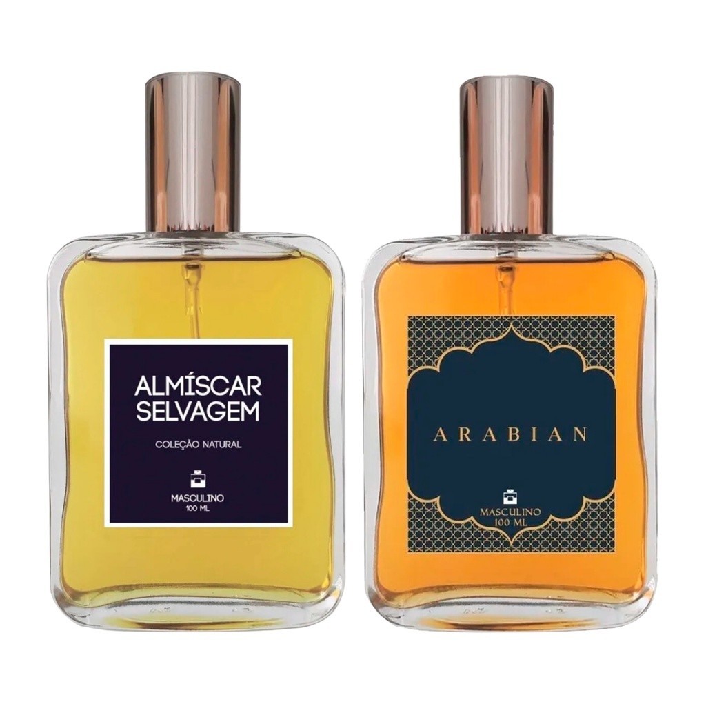 Kit Perfume Masculino - Almíscar Selvagem + Arabian 100ml