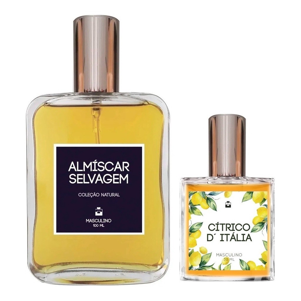 Perfume Almíscar Selvagem 100ml + Cítricos D'Italia 30ml