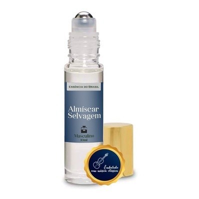Perfume Roll On Almíscar Selvagem 10Ml - Masculino