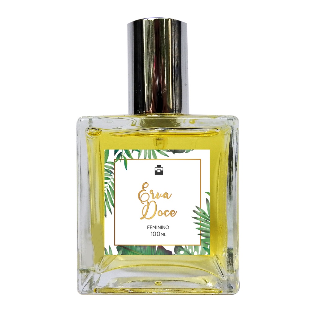 Perfume Feminino Erva Doce 100ml - Com Óleo Essencial Natural