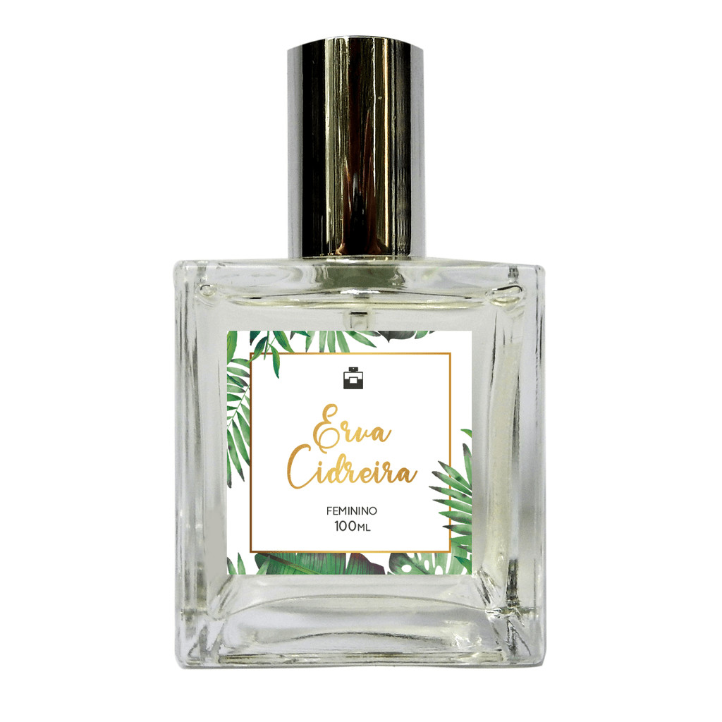 Perfume Feminino Erva Cidreira 100ml - Com Óleo Essencial Natural