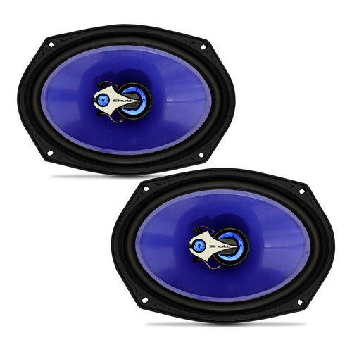 Alto Falante 6x9 Polegadas 140w Rms Triaxial Shutt Par
