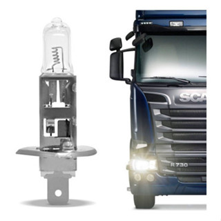 Lâmpada Halógena Transparente H1 3200K 70W 24V Luz Amarelada Aplicação Farol Caminhão em Oferta na Shopee