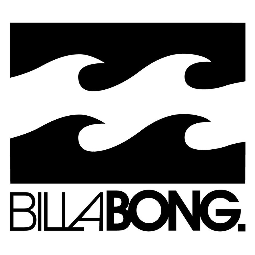 Adesivo Billabong  35x40 cm - Moto/Surf/Carro/Caminhão