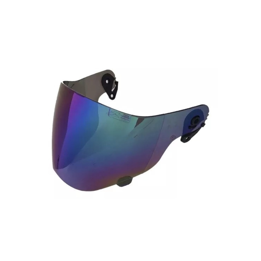 Viseira Camaleão Comp. c/ Ebf Motard Moto Cross Off Road Colorida Polivisor