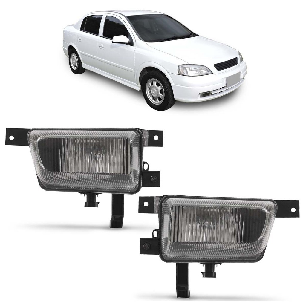 Farol Milha Auxiliar Astra Hatch 1998 1999 2000 2001 2002 Lente Estriada Vidro em Oferta na Shopee