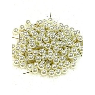 100 pares de brincos Pérola 6mm + tarrachas de Silicone